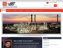 Tablet Screenshot of jaishakti.com